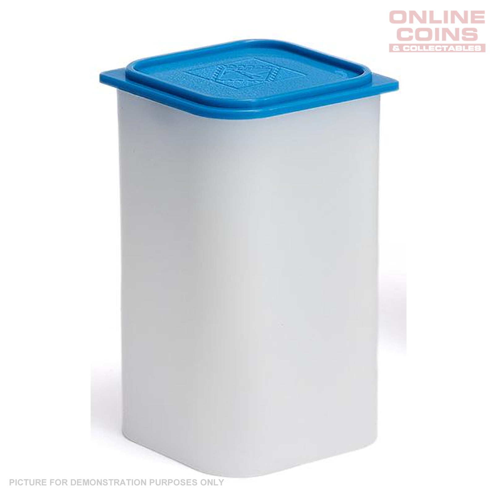 Lighthouse Stackable Square Sqube Coin Tube for 20 coins up to 38-39mm - Pack of 50